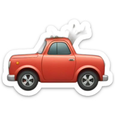 car-carrying-a-tree sticker