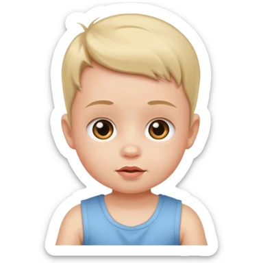 baby sleveless  sticker