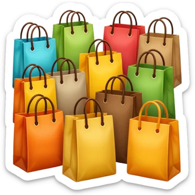 what abot bags with like a food ite in front sticker