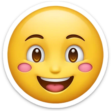 Emoji souriant qui tire la langue  sticker