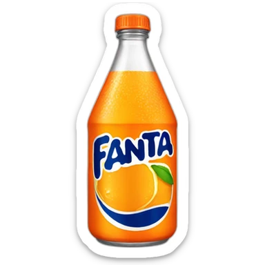 fanta bottle  sticker