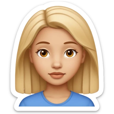 ios avtar imoji girl sticker