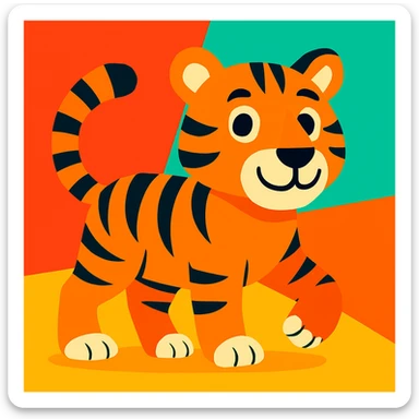 Tiger sticker