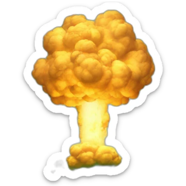 explosion emoji like :boom: but green sticker