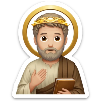 no, necesito que me hagas a san mateo apostol  sticker