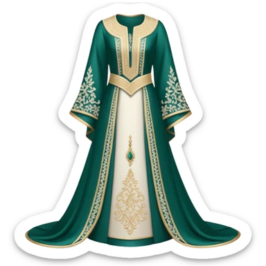 Robe mariage roi Mohammed VI sticker