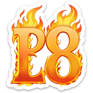 Can you make a banner that says PYRO in gothic letters, the letters should also be on fire  sticker