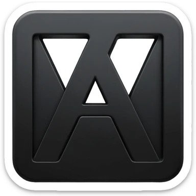 ATX  Block letters sticker