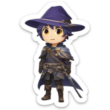 Wanderer from Genshin Impact sticker