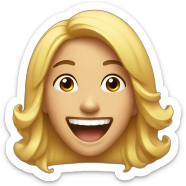 teresa laughing sticker