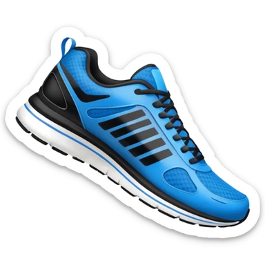 running shoes, motion blur sticker
