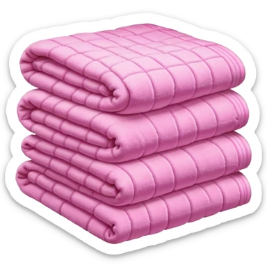 pink blankets  sticker