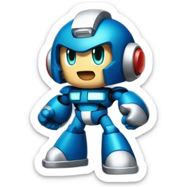 Mega Man volnutt sticker