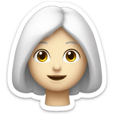 doudou blanc sticker