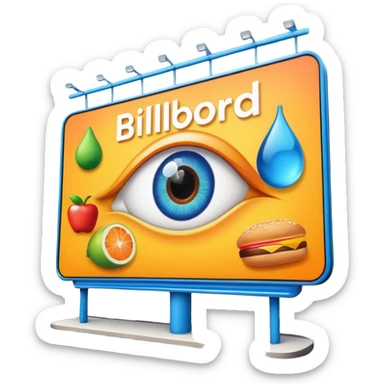 billboard ads sticker