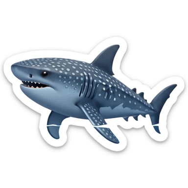 whale shark sticker