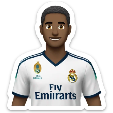 jude bellingham in a real madrid jersey sticker