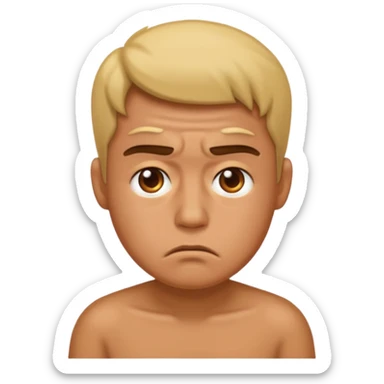 cara de estreñido sticker