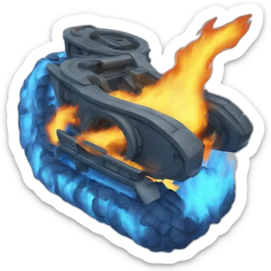 Blue Fire megacoaster looping sticker