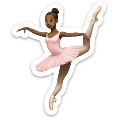 ballet dancer in hip hop clo sticker