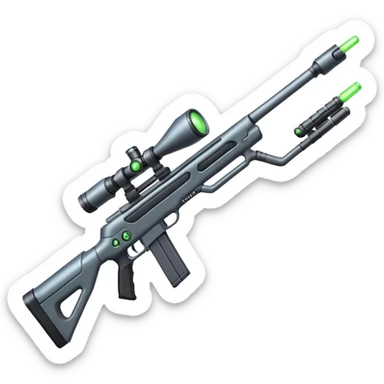 alien sniper rifle sticker