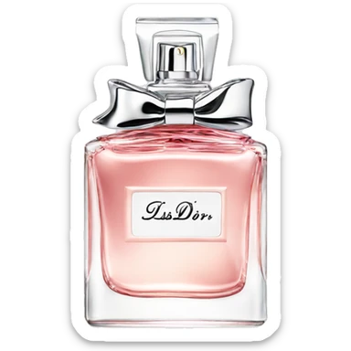 Miss dior perfume sticker