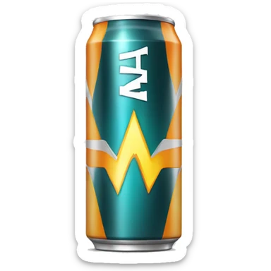 energy drink can sticker