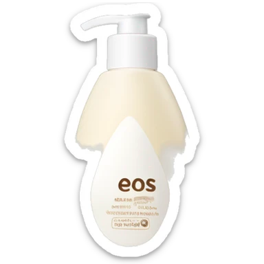 EOS vanilla cashmere lotion  sticker