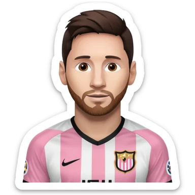 messi inter miami formalı sticker