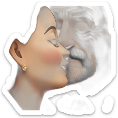 president-lula-french-kissing-bolsonaro sticker