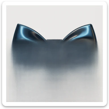 Remove any shadow from the image. Keep the kpop idol bow tie with metallic shine. Make it fashionable with a transparent background. sticker