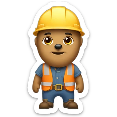 Gopher builder sticker
