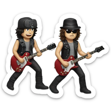 Ac dc sticker