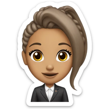 ariana grande as the president of the united states of america sticker