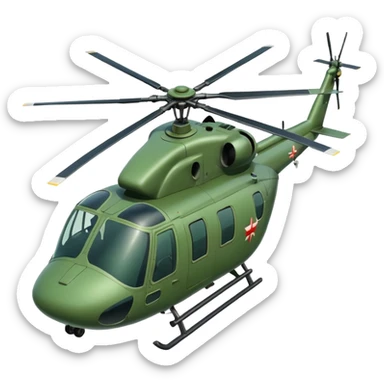Belarusian helicopter sticker