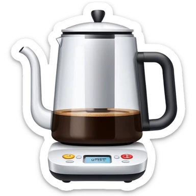 coffee pot machine sticker