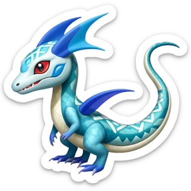 Meloetta-Inteleon-Salamence-Salandit-Latios-Fakémon-creature-hybrid sticker
