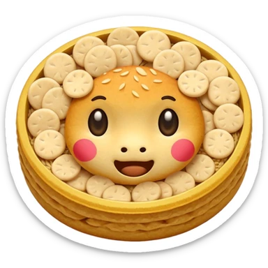 japanese rice cracker sticker