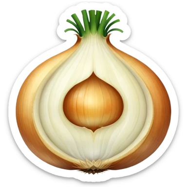 inside of an onion sticker