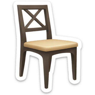 modern dining chair sticker