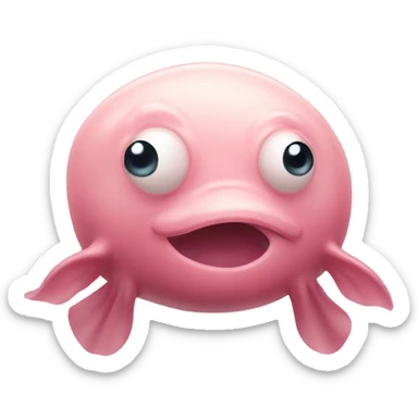 Blobfish  sticker