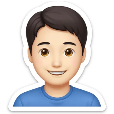 Cute emoji of jin wo sung sticker