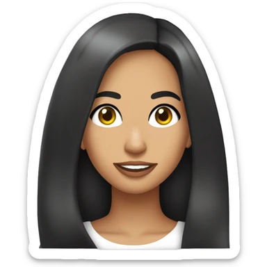 Anitta servindo salgadinhos numa bandeja sticker