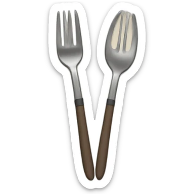 a living fork sticker