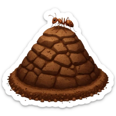 ant hill sticker