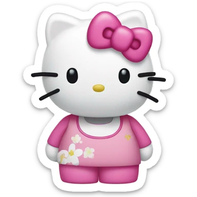 hello kitty  sticker