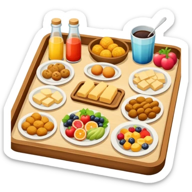 Food Serving Tray sticker