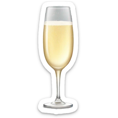 Champagne glass  sticker