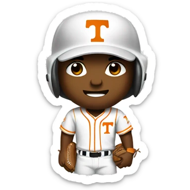 Tennessee volunteers baseball sticker