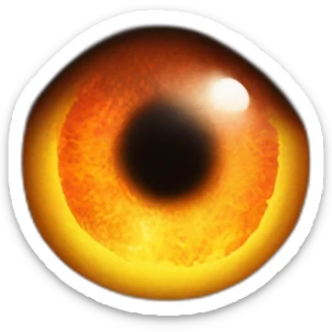 tower with a big fire Sauron eye on it sticker